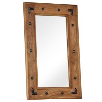 Spiegel 50x80 cm massief acaciahout 7