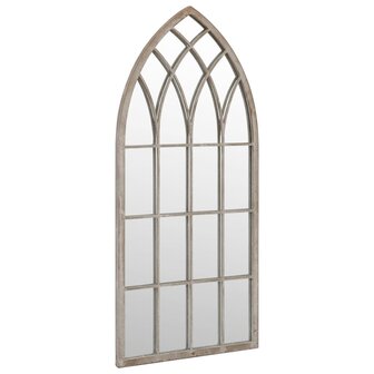 Spiegel 100x45 cm ijzer zandkleurig 2