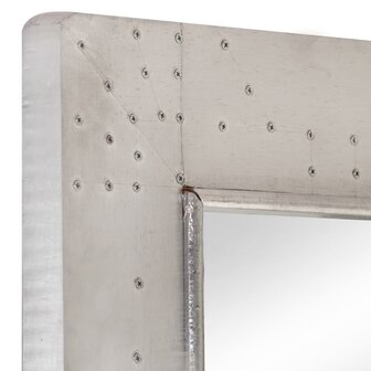 Spiegel luchtvaartstijl 110x50 cm metaal 6