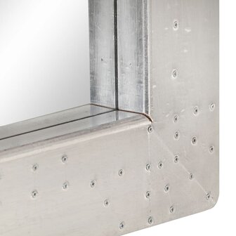 Spiegel luchtvaartstijl 110x50 cm metaal 7