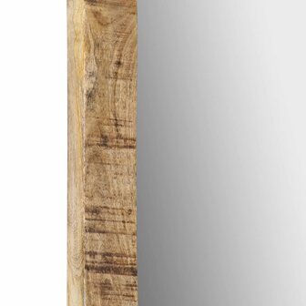 Spiegel 70x50 cm massief mangohout en glas 7