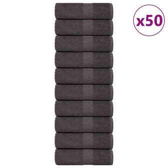 Gastendoekjes FROGN 50 st 30x50 cm 360 g/m&amp;sup2; antraciet 1
