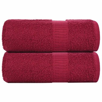 Gastendoekjes FROGN 2 st 30x50 cm 360 g/m&amp;sup2; bordeaux 1