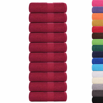 Gastendoekjes FROGN 10 st 30x50 cm 360 g/m&amp;sup2; bordeaux 2