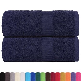 Gastendoekjes FROGN 2 st 30x50 cm 360 g/m&amp;sup2; marineblauw 2