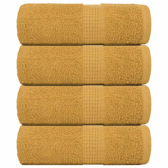 Gastendoekjes FROGN 4 st 30x50 cm 360 g/m&amp;sup2; goud 1