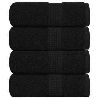 Gastendoekjes FROGN 4 st 30x50 cm 360 g/m&amp;sup2; zwart 1