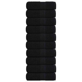 Gastendoekjes FROGN 10 st 30x50 cm 360 g/m&amp;sup2; zwart 1