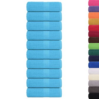 Gastendoekjes FROGN 10 st 30x50 cm 360 g/m&amp;sup2; turquoise 2