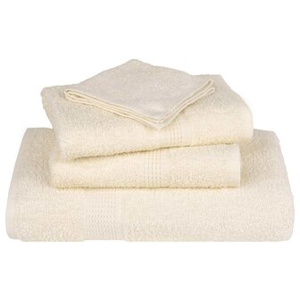 Gastendoekjes FROGN 4 st 30x50 cm 360 g/m&amp;sup2; cr&amp;egrave;me 4