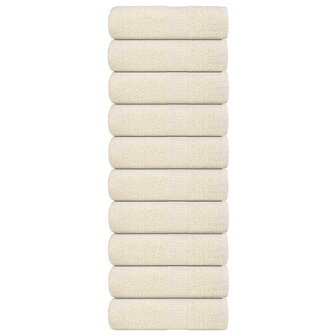 Gastendoekjes FROGN 10 st 30x50 cm 360 g/m&amp;sup2; cr&amp;egrave;me 1