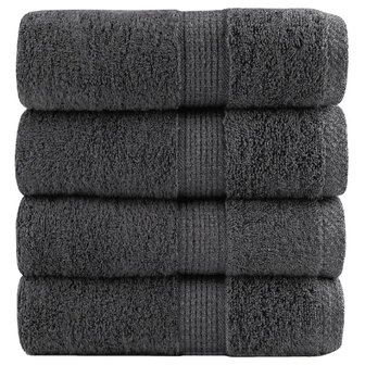 Gastendoekjes SOLUND 4 st 600 g/m&amp;sup2; 30x50 cm antracietkleur 1