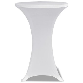Statafelhoes Stretch &amp;Oslash;60cm Wit (2 stuks) 3
