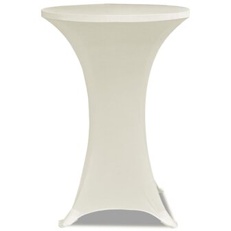 Statafelhoes Stretch &amp;Oslash;60cm Cr&amp;egrave;me (2 stuks) 3