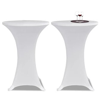 Statafelhoes 4 st stretch &amp;Oslash;80 cm wit 2