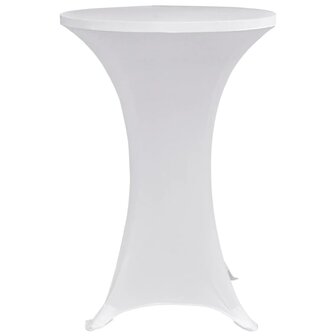 Statafelhoes 4 st stretch &amp;Oslash;80 cm wit 4