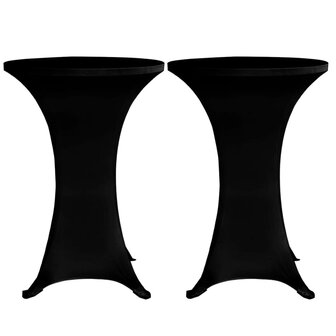 Statafelhoes 4 st stretch &amp;Oslash;70 cm zwart 3