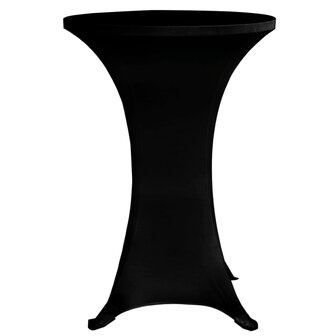 Statafelhoes 4 st stretch &amp;Oslash;70 cm zwart 4