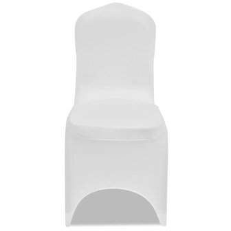 Stoelhoes stretch 4 stuks wit 3