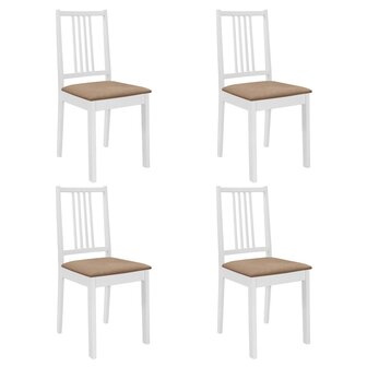 5-delige Eethoek MDF wit 7