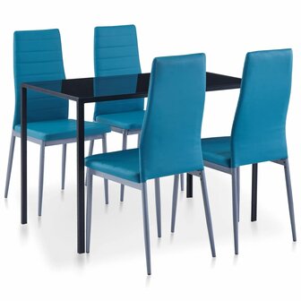 5-delige Eethoek blauw 1