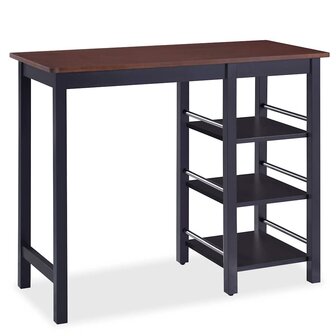3-delige Barset MDF zwart 4