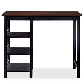3-delige Barset MDF zwart 5