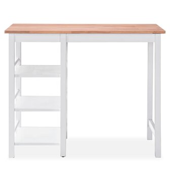 3-delige Barset MDF wit 5
