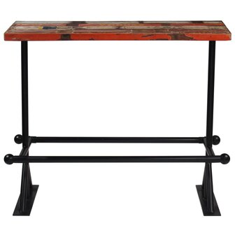5-delige Barset massief gerecycled hout meerkleurig 3