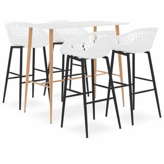 5-delige Barset wit 1