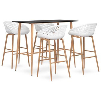 5-delige Barset zwart en wit 1