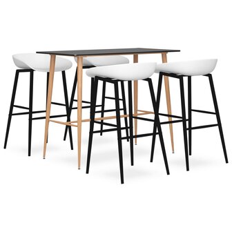 5-delige Barset zwart en wit 1