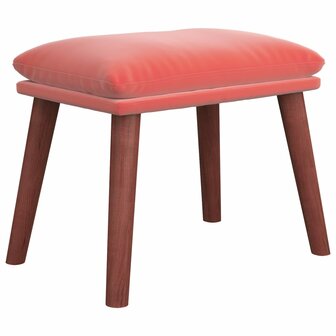 Voetenbank 45x29,5x35 cm fluweel roze 2