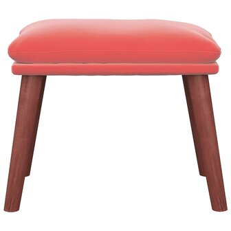 Voetenbank 45x29,5x35 cm fluweel roze 3