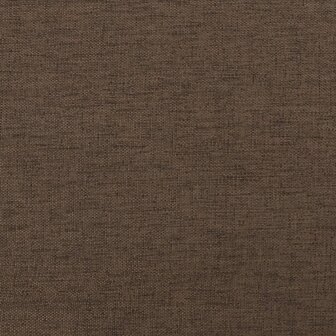Voetenbank 45x29,5x35 cm stof en kunstleer bruin 5