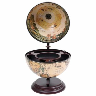 Globebar tafelmodel eucalyptushout wit 4
