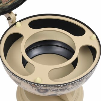 Globebar tafelmodel eucalyptushout wit 6