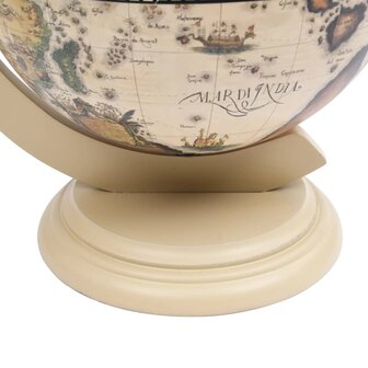 Globebar tafelmodel eucalyptushout wit 7