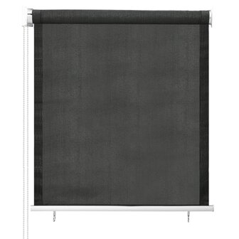 Rolgordijn voor buiten 65(B)x140(H) cm antracietkleurig 2