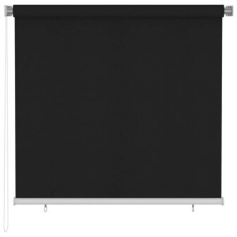 Rolgordijn voor buiten 165(B)x140(H) cm zwart 2