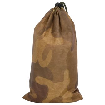 Camouflagenet met opbergzak 410x285 cm zandkleurig 4