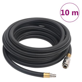Luchtslang hybride 0,6&amp;apos;&amp;apos; 10 m rubber en PVC zwart 1