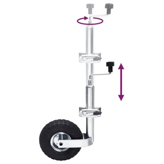 Neuswiel met 2 staanders en 3 spanklemmen 48 mm 3