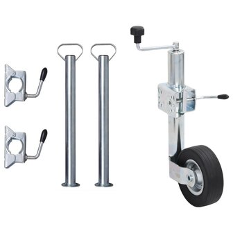 Neuswiel met 2 staanders en 3 spanklemmen 60 mm 1