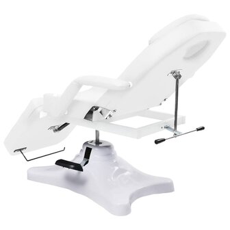 Massagetafel 180x62x(86,5-118) cm wit 5