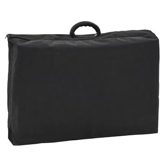 Behandelingsstoel voor gezicht 185x78x76 cm kunstleer zwart 8