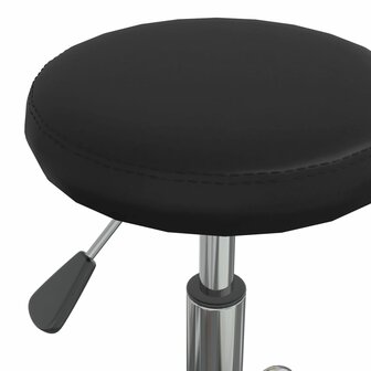 Massagekruk kunstleer zwart 5