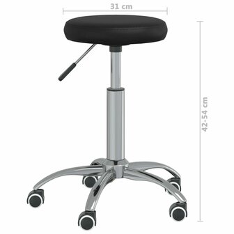 Massagekruk kunstleer zwart 7