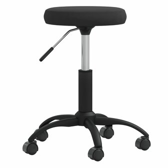Massagekruk fluweel zwart 1
