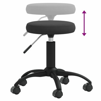 Massagekruk fluweel zwart 4